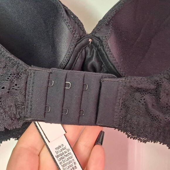 Victoria's Secret Women's Plus Size Body by Victoria Lined No Wire Bra Black siz - Picture 9 of 9